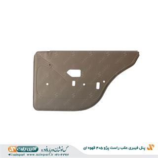 رودری پژو 405 قدیم قهوه ای عقب راست