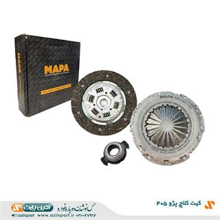 دیسک و صفحه کلاچ پژو 405 با بلبرینگ برند ماپا (MAPA)